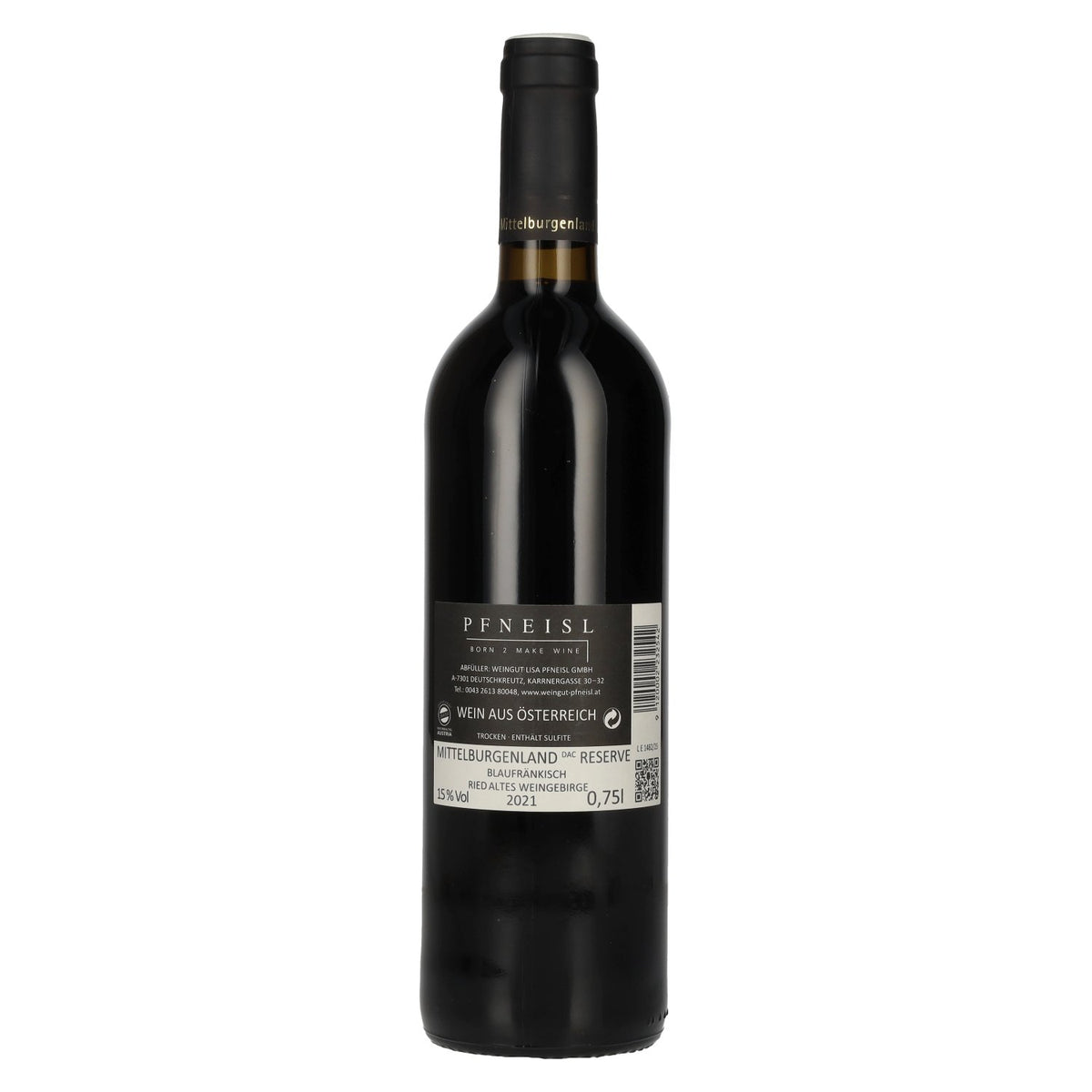 Pfneisl Ried Altes Weingebirge Blaufränkisch Mittelburgenland Reserve DAC 2021 15% Vol. 0,75l