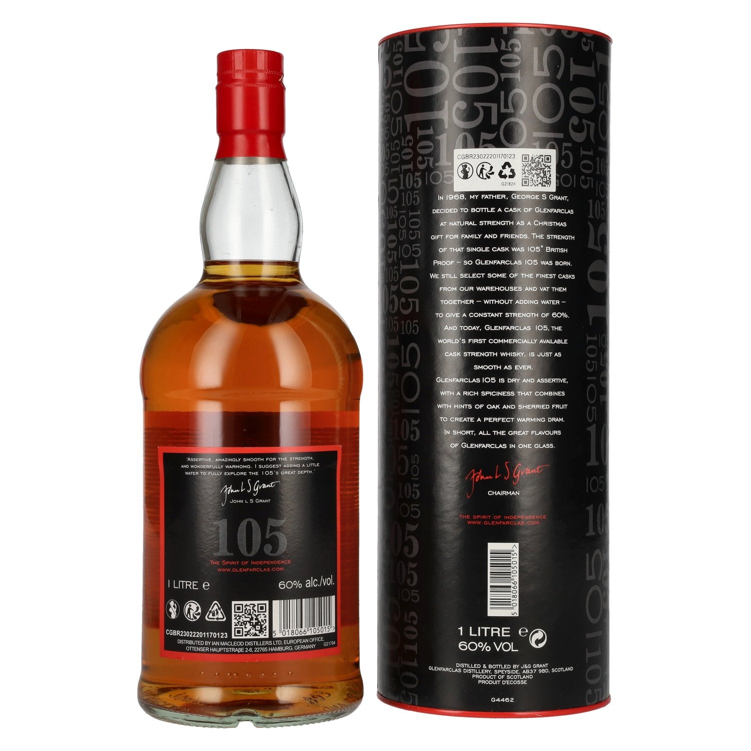 Glenfarclas 105 CASK STRENGTH Highland Single Malt 60% Vol. 1l in Geschenkbox