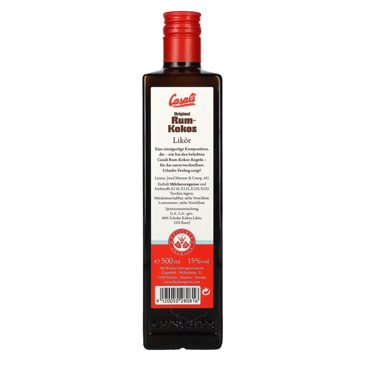 Casali Original RUM-KOKOS Roomlikeur 15% vol. 0.5l