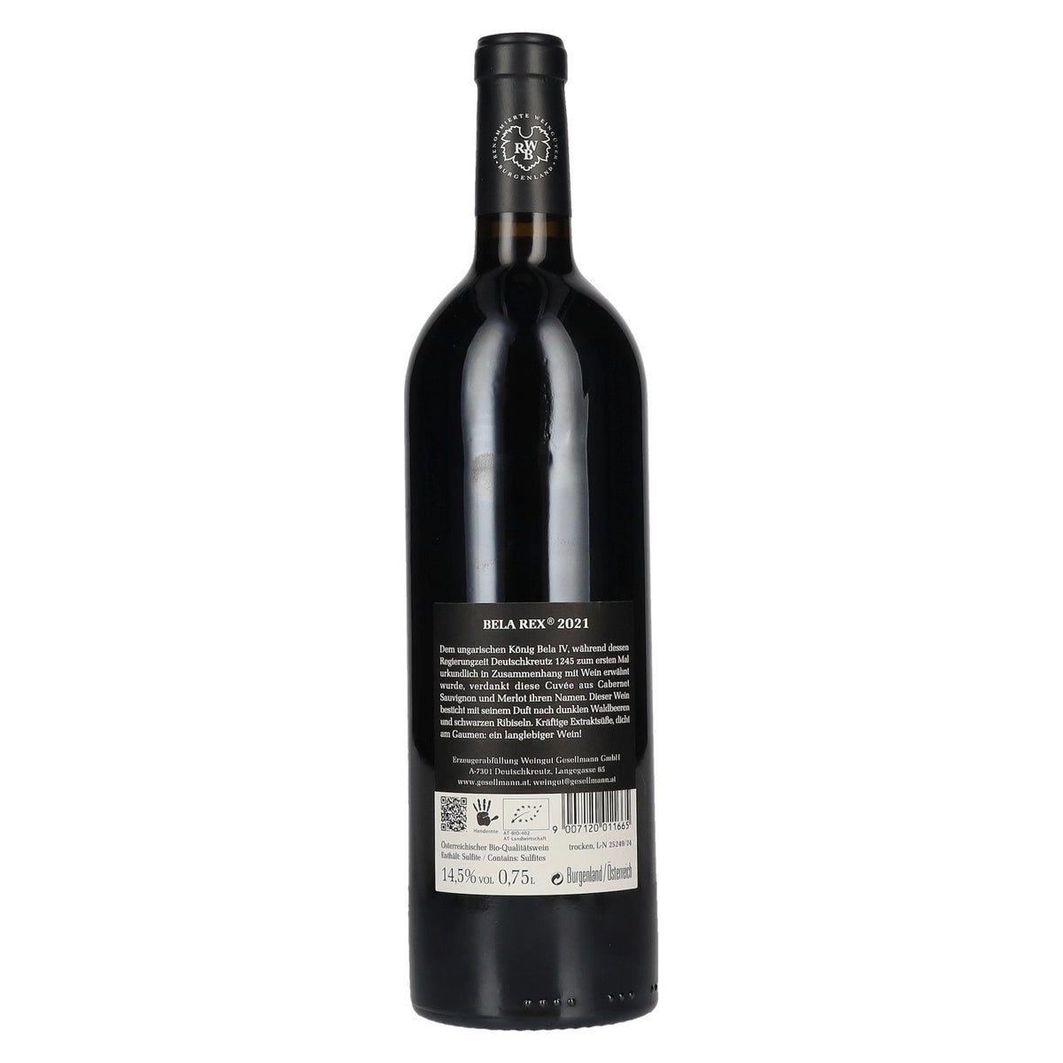 Gesellmann Bela Rex 2021 14,5% Vol. 0,75l