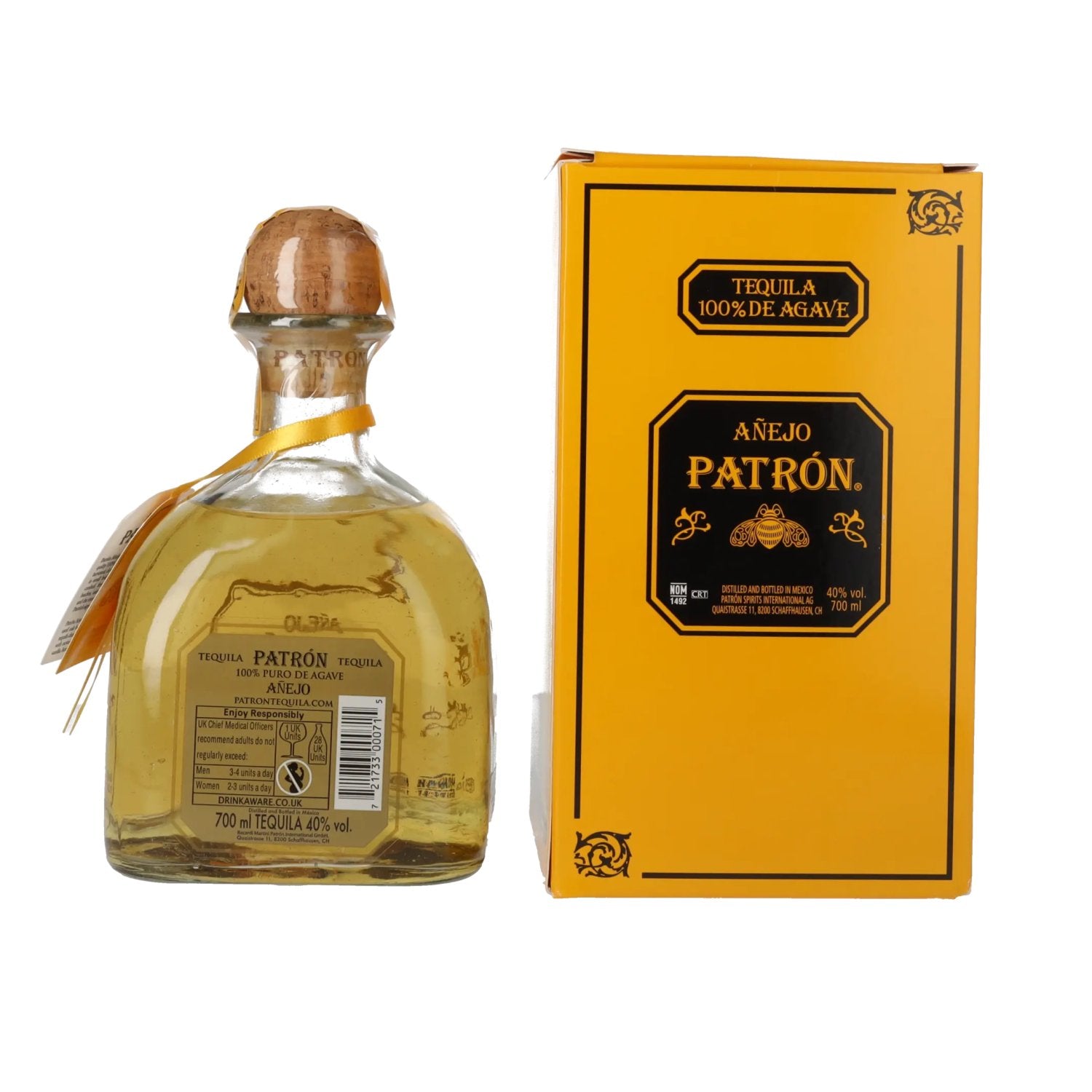 Patrón Tequila Añejo 40% Vol. 0,7l en boîte cadeau