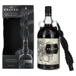 The Kraken Black Spiced 40 % vol., 1 l, dans un coffret cadeau avec une bougie