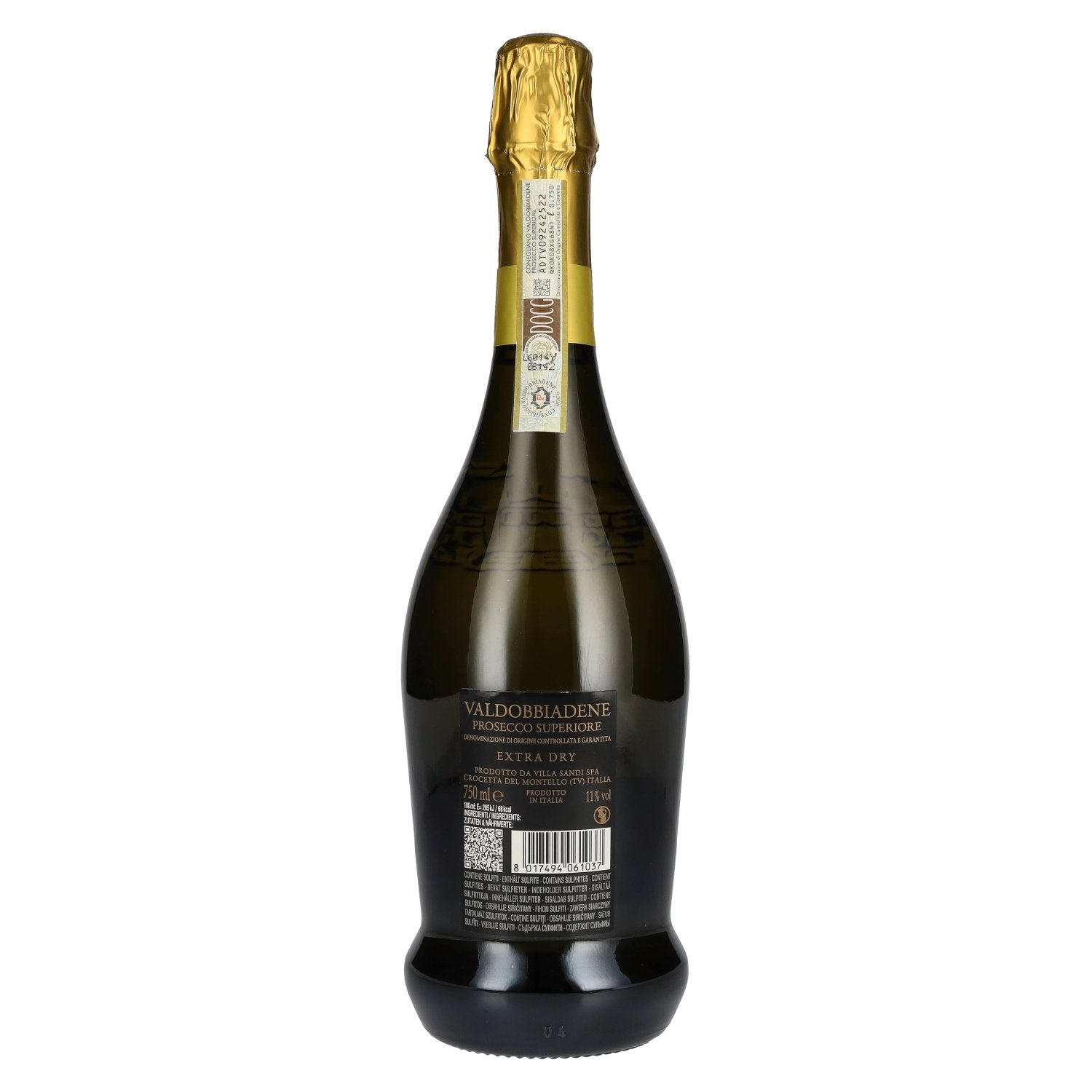 Villa Sandi Valdobbiadene Prosecco Superiore Extra Dry DOCG 11% Vol. 0,75l