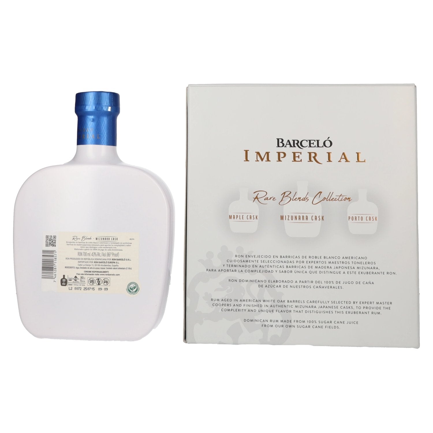 Barceló Imperial Rare Blends Mizunara Cask 43% vol. 0,7l en coffret cadeau
