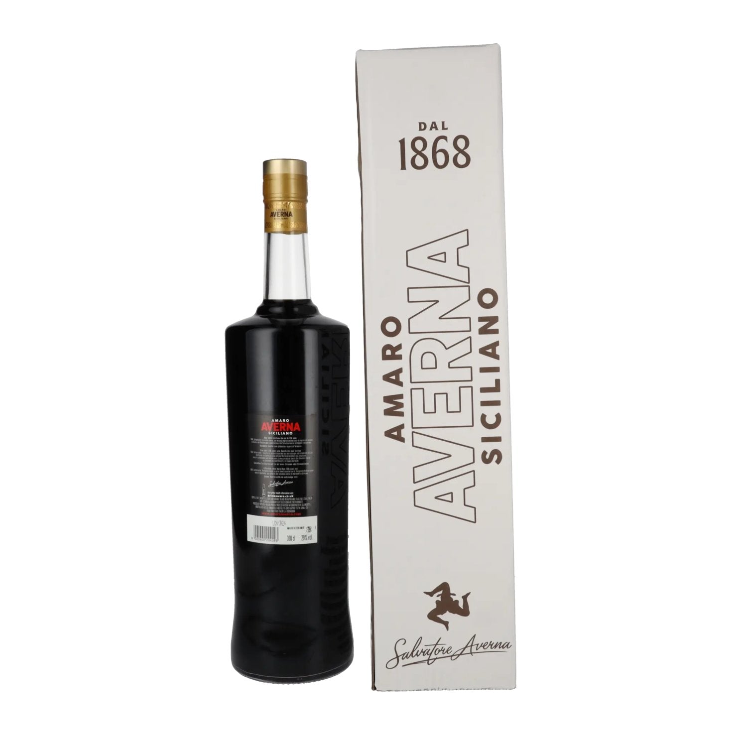 Amaro Averna Siciliano 29% Vol. 3l in gift box