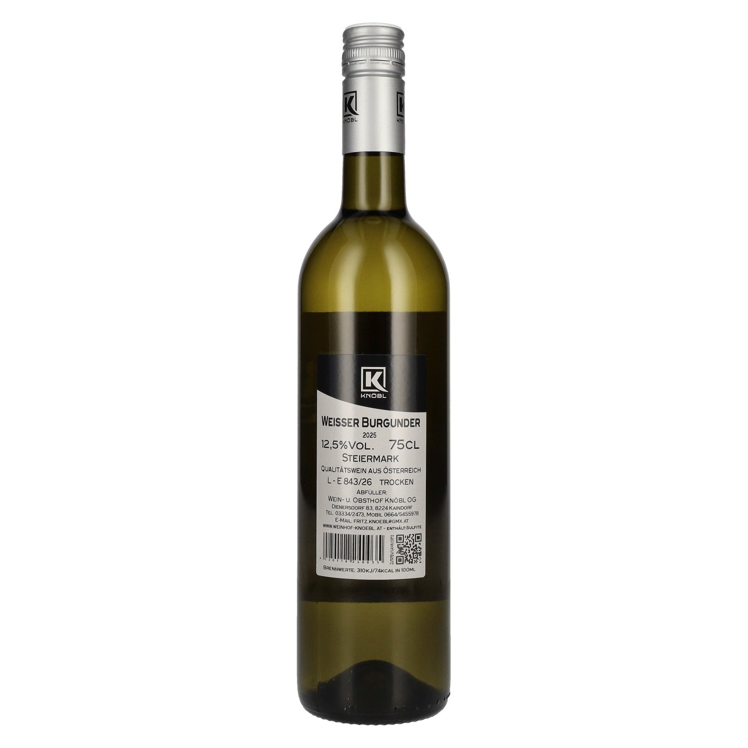 Knöbl Weisser Burgunder 2025 12,5% Vol. 0,75l