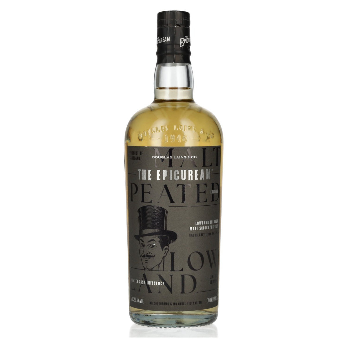 Douglas Laing THE EPICUREAN Peated Edition Lowland Blended Malt 50,5% Vol. 0,7l