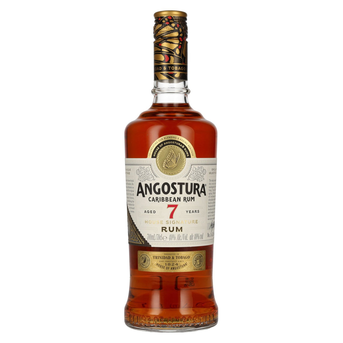 Angostura 7 Years Old House Signature Caribbean Rum 40% Vol. 0,7l