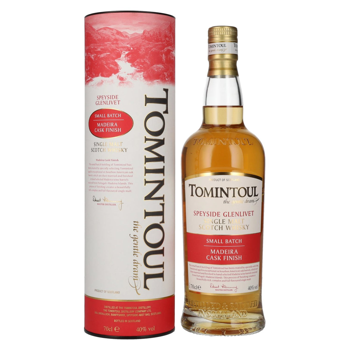 Tomintoul Small Batch Madeira Cask Finish 40% Vol. 0,7l in Geschenkbox