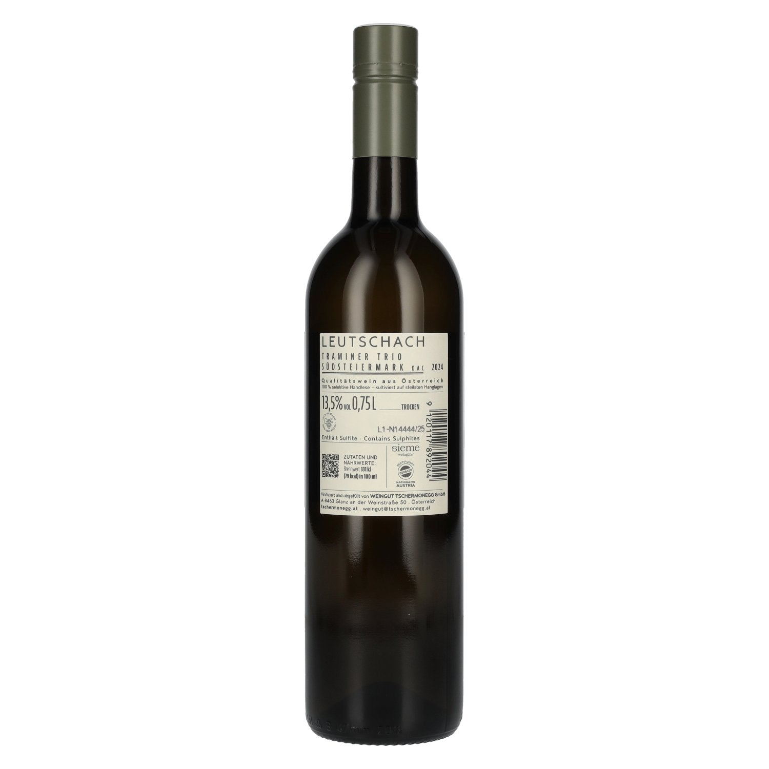 Tschermonegg Traminer Trio Leutschach Südsteiermark DAC 2024 13,5% Vol. 0,75l