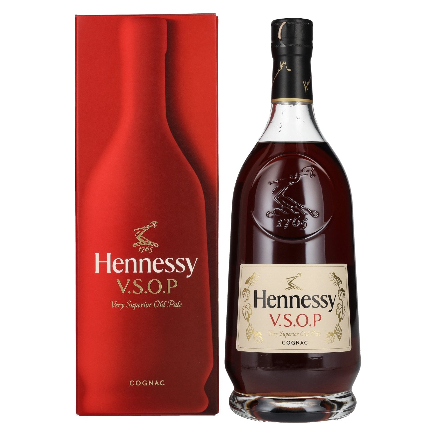 Hennessy V.S.O.P Cognac 40% Vol. 1l in geschenkverpakking