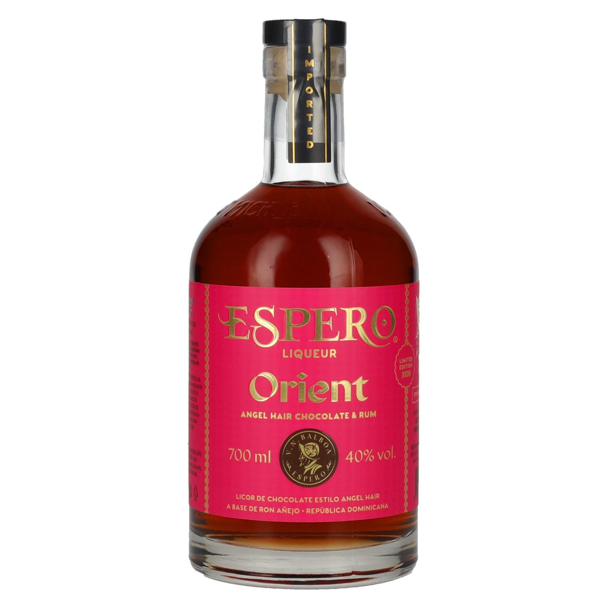 Ron Espero ORIENT Angel Hair Chocolate &amp; Rum Liqueur Limited Edition 40% ABV 0.7l