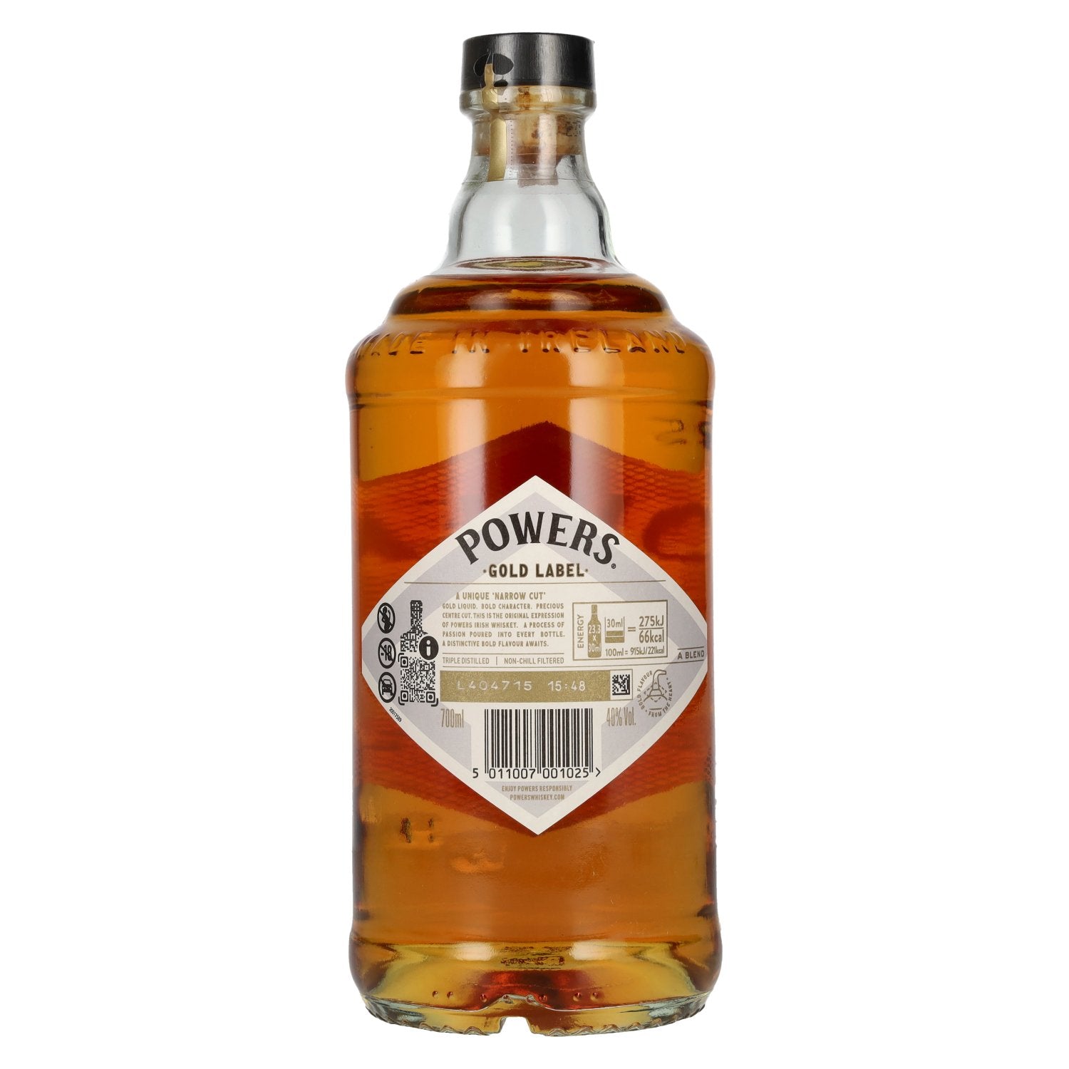 Powers Gold Label Irish Whiskey 40% Vol. 0,7l