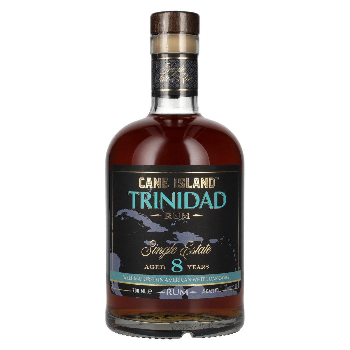 Cane Island TRINIDAD 8 Years Old Single Estate Rum 43% vol. 0,7l
