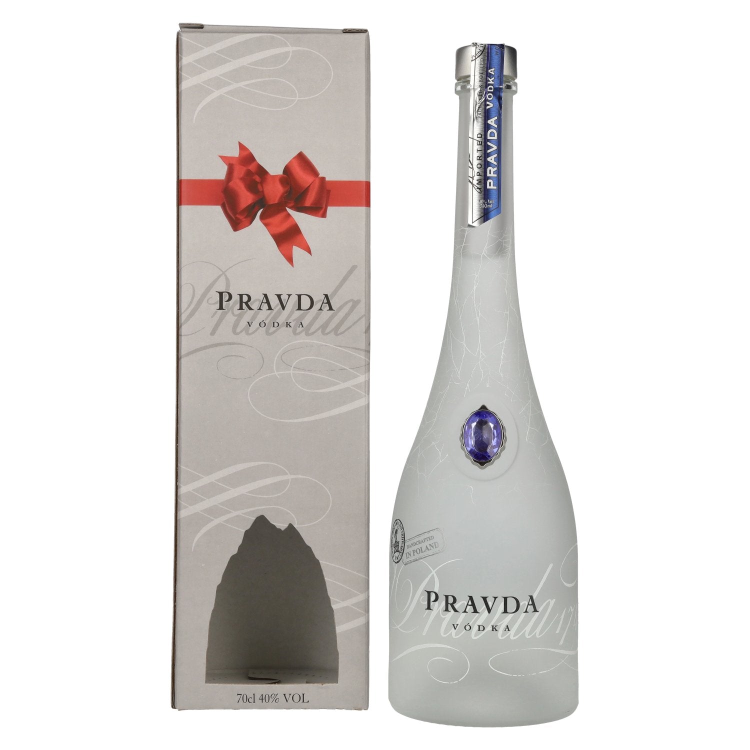 Pravda Vodka 40% Vol. 0,7l in gift box