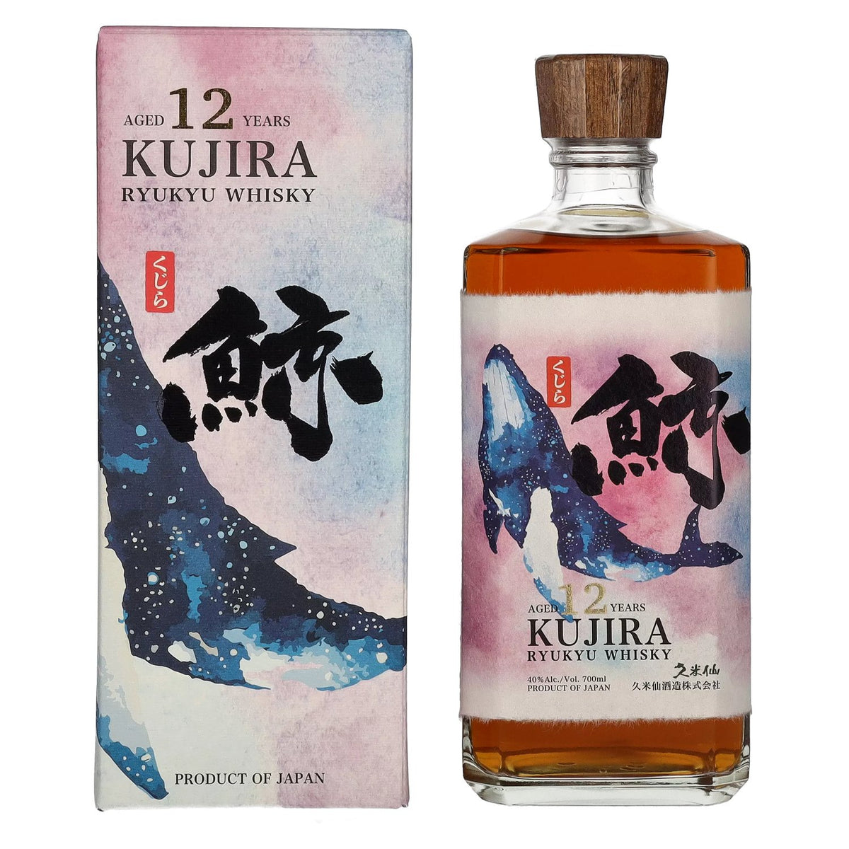 Kujira Ryukyu 12-Year-Old SHERRY CASK Whisky 40% vol. 0.7 l in a gift box
