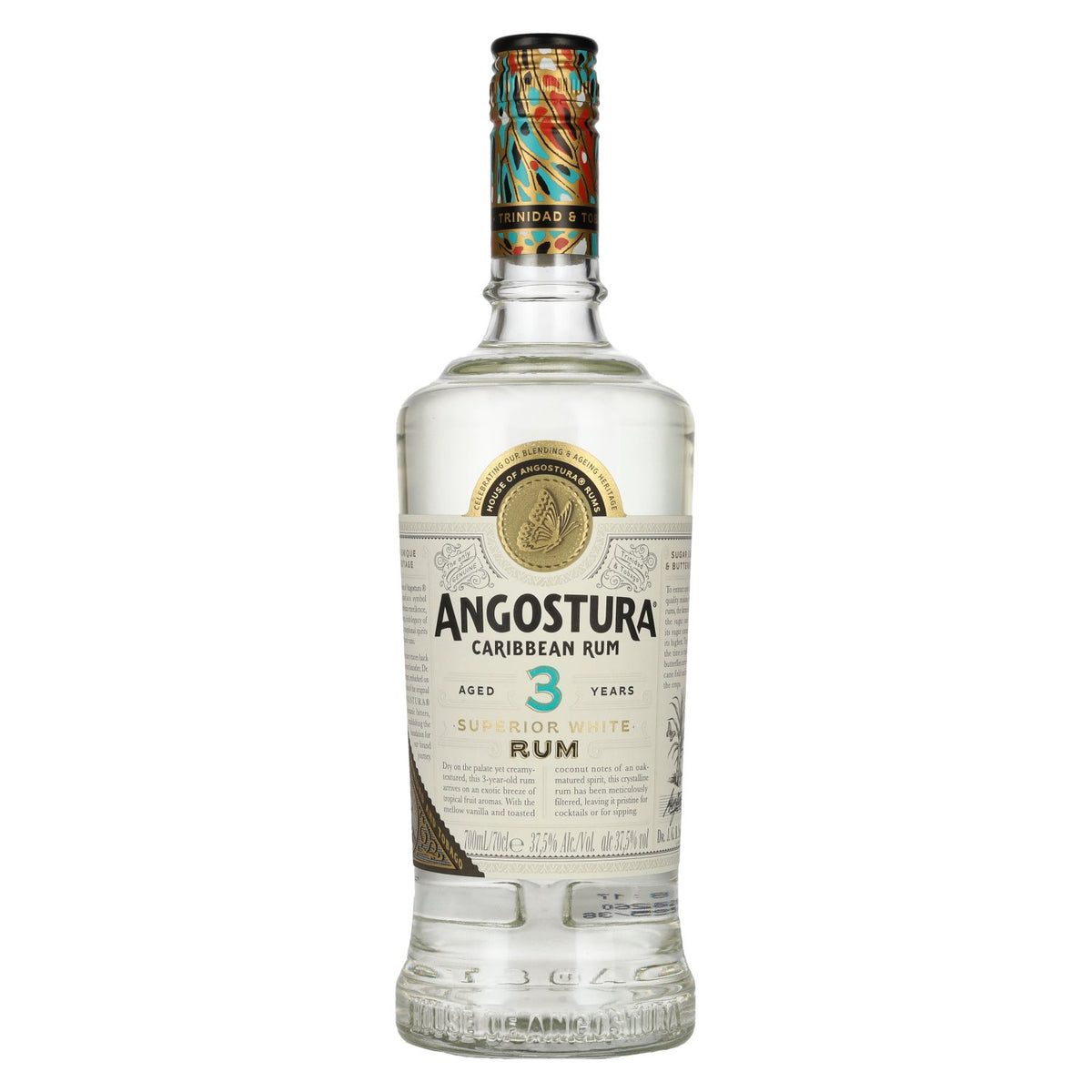 Angostura 3 Years Old Superior White Rum 37,5% vol. 0,7 l