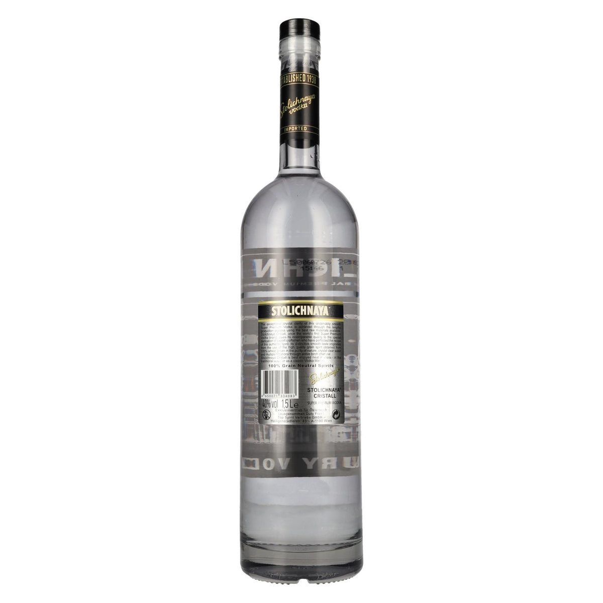 Stolichnaya Premium Vodka FKP Cristall 40% Vol. 1,5l