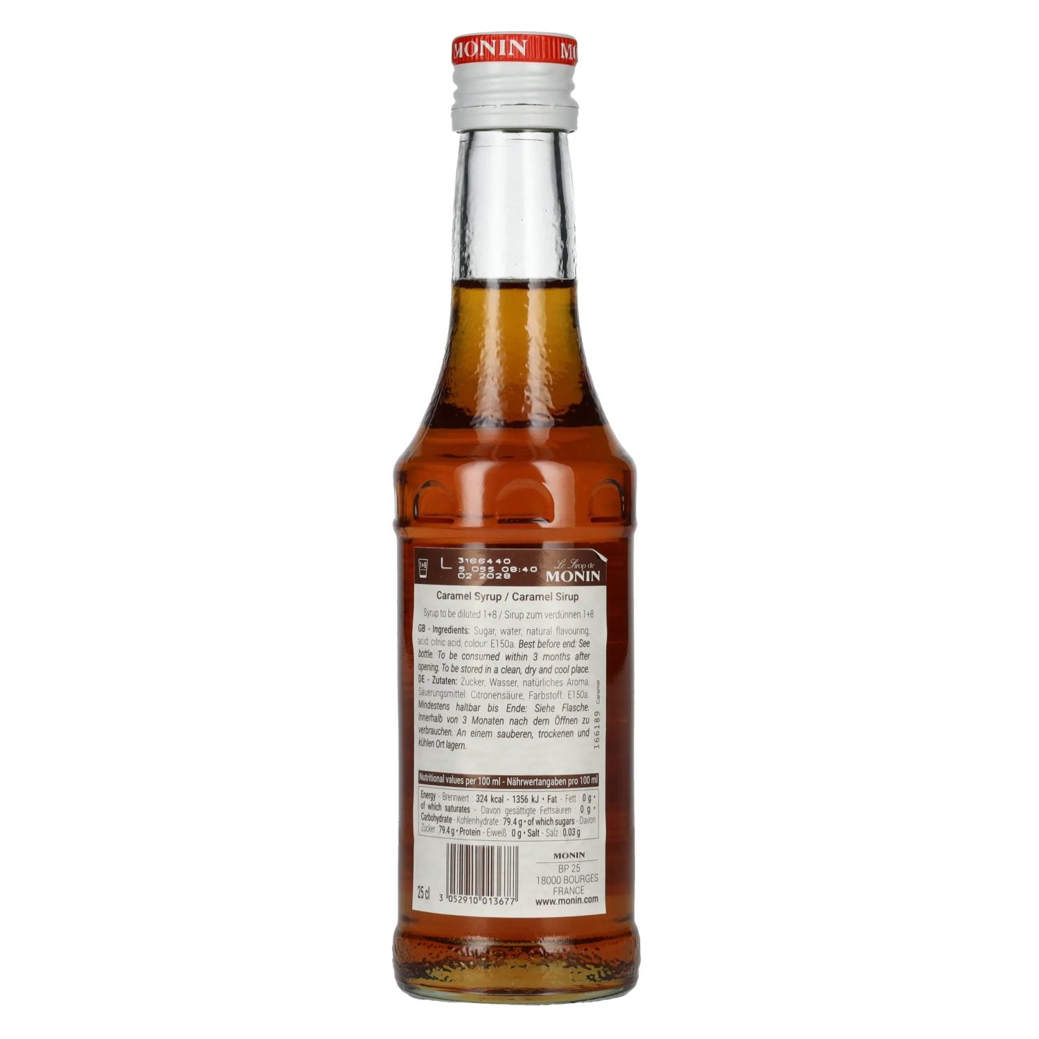 Le Sirop de Monin KARAMELL 0,25l