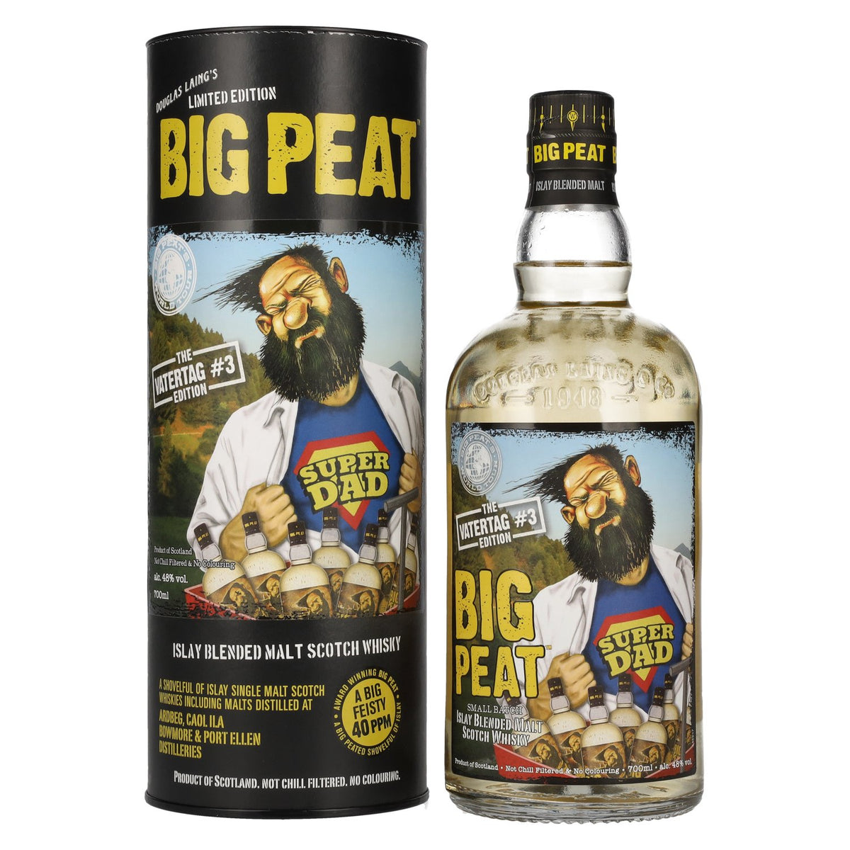 Douglas Laing Big Peat The VATERTAG Edition Batch #3 48% ABV 0.7l in a gift box