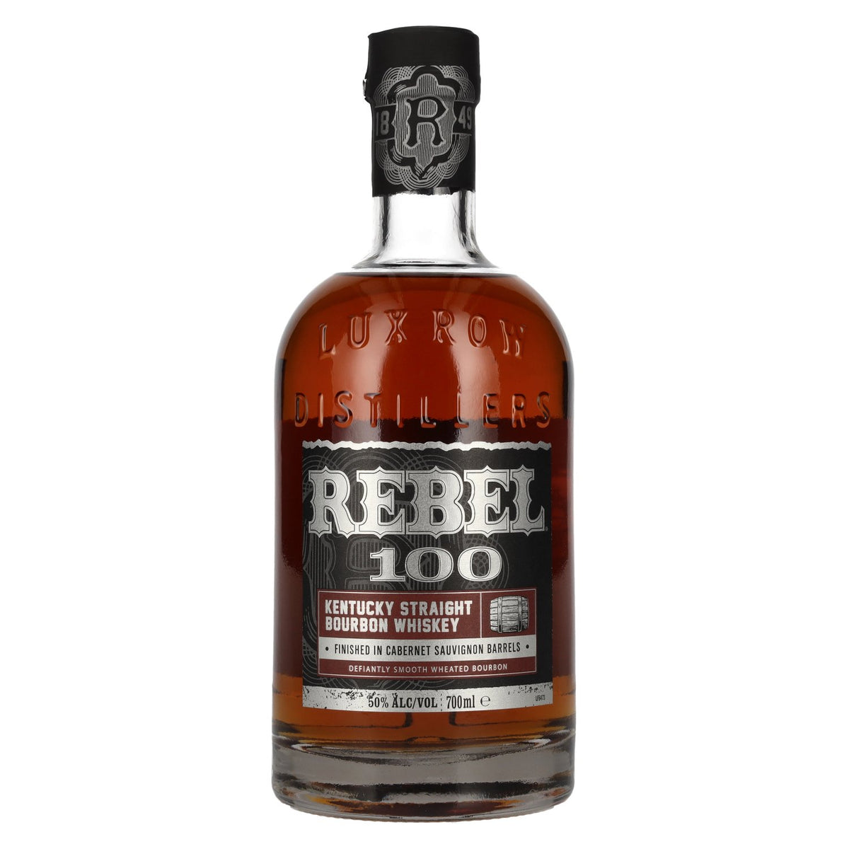 Rebel 100 Kentucky Straight Bourbon Cabernet Sauvignon Finish Whisky 50% vol. 0.7 l