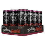 Whisky Jack Daniel's n° 7 &amp; Coca Cola CHERRY 5 % vol. 12 canettes de 0,33 l (consigne)