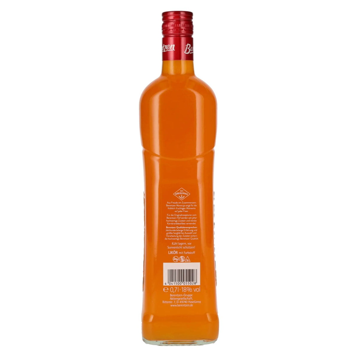Berentzen Fruity Passion Fruit Liqueur 18% ABV 0.7l