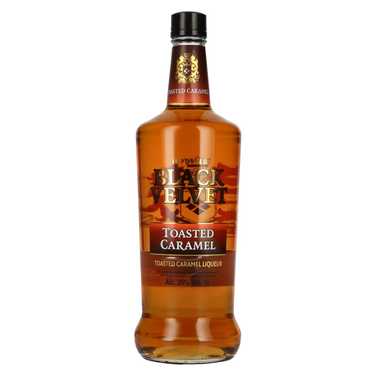Black Velvet TOASTED CARAMEL gearomatiseerde whisky 35% Vol. 1l