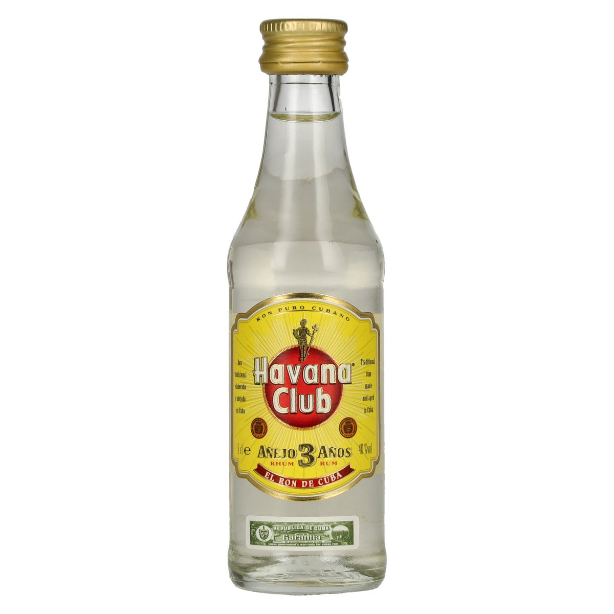 Havana Club Añejo 3 Años Rum 40% Vol. 0,05l