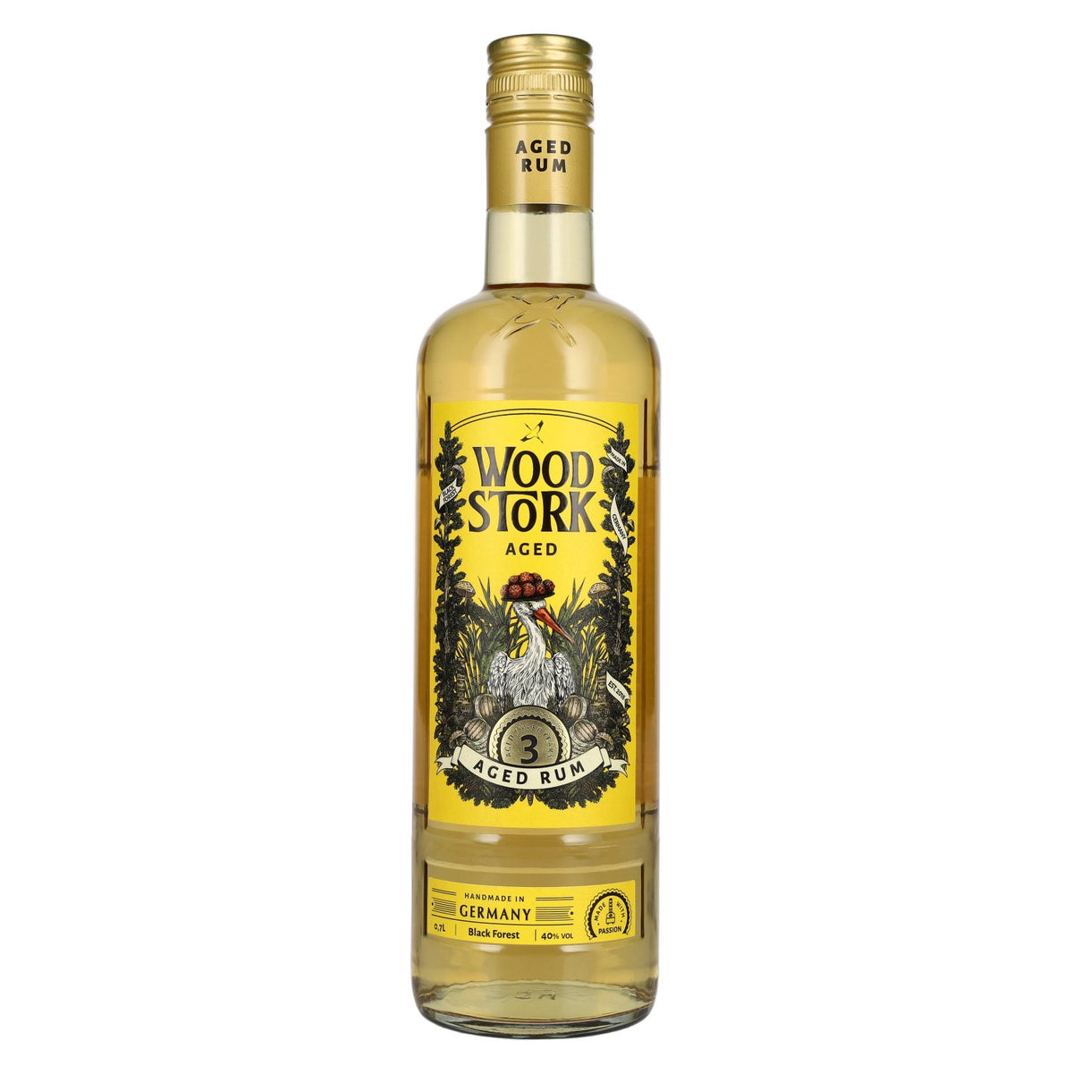 Wood Stork Black Forest, rhum vieilli, 40 % vol., 0,7 l