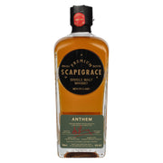 Scapegrace ANTHEM, whisky single malt néo-zélandais en petite cuvée, 46 % vol., 0,7 l