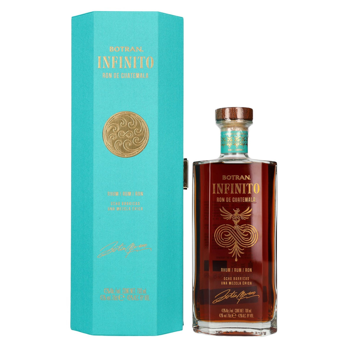 Botran INFINITO Ron de Guatemala Rum 43% Vol. 0,7l in Geschenkbox