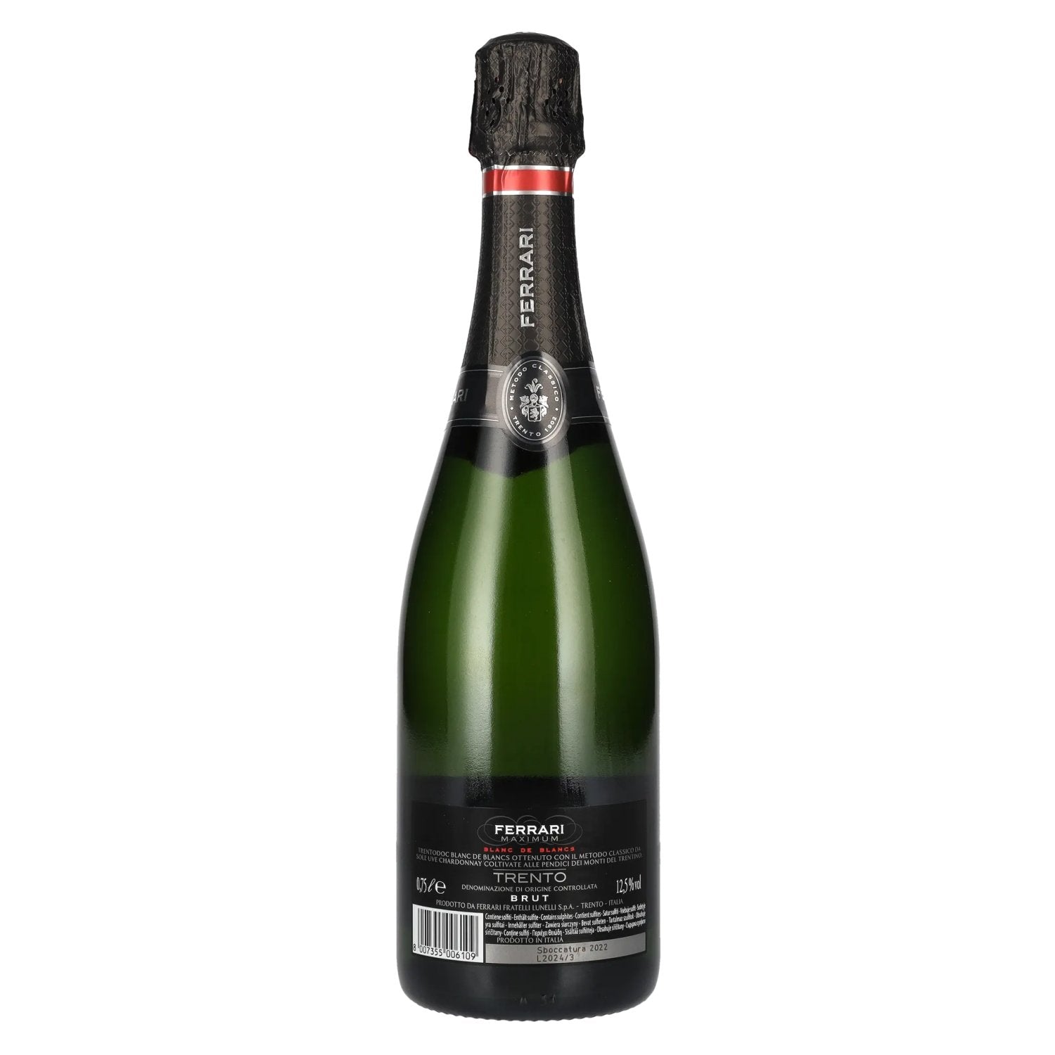 Ferrari MAXIMUM Blanc de Blanc Brut 12,5% Vol. 0,75l