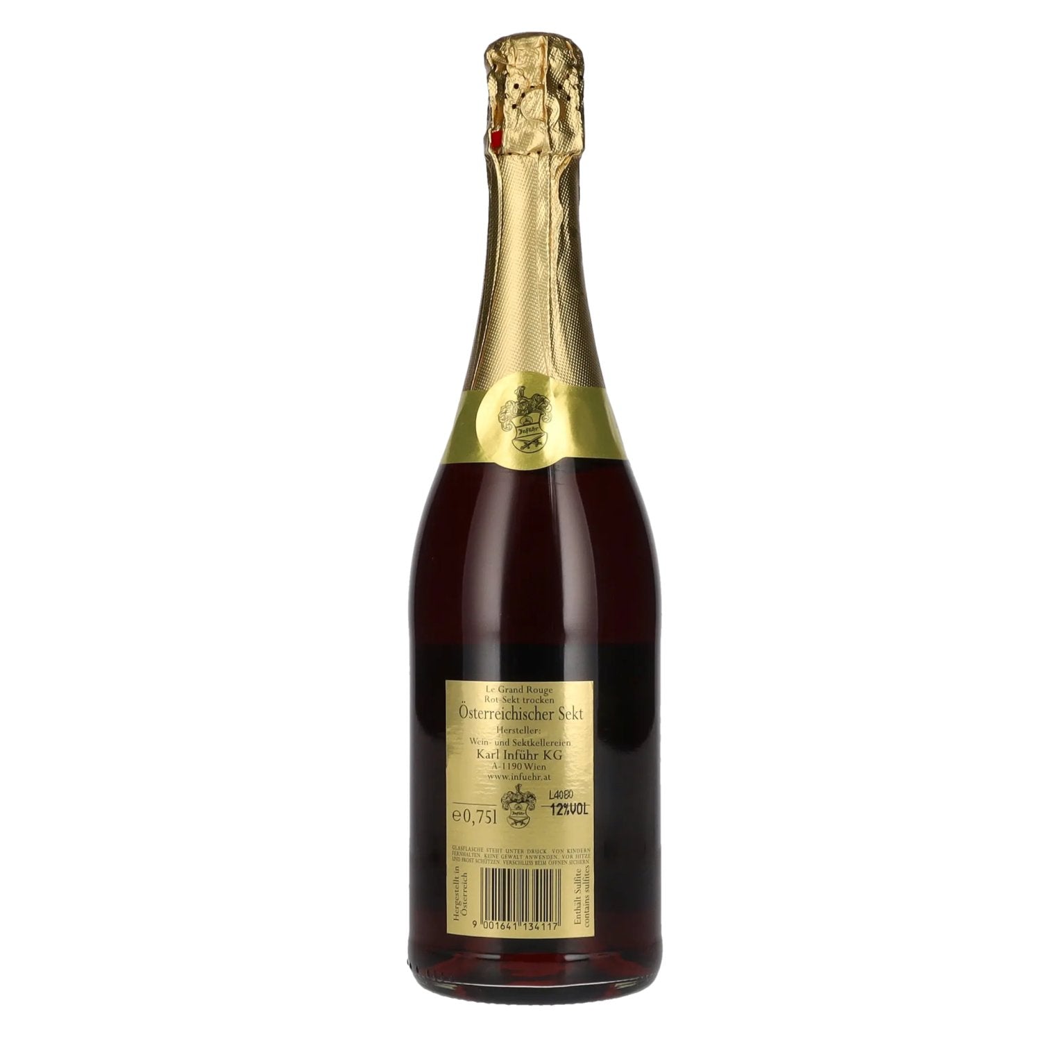 Inführ sparkling wine Le Grand Rouge 12% Vol. 0,75l
