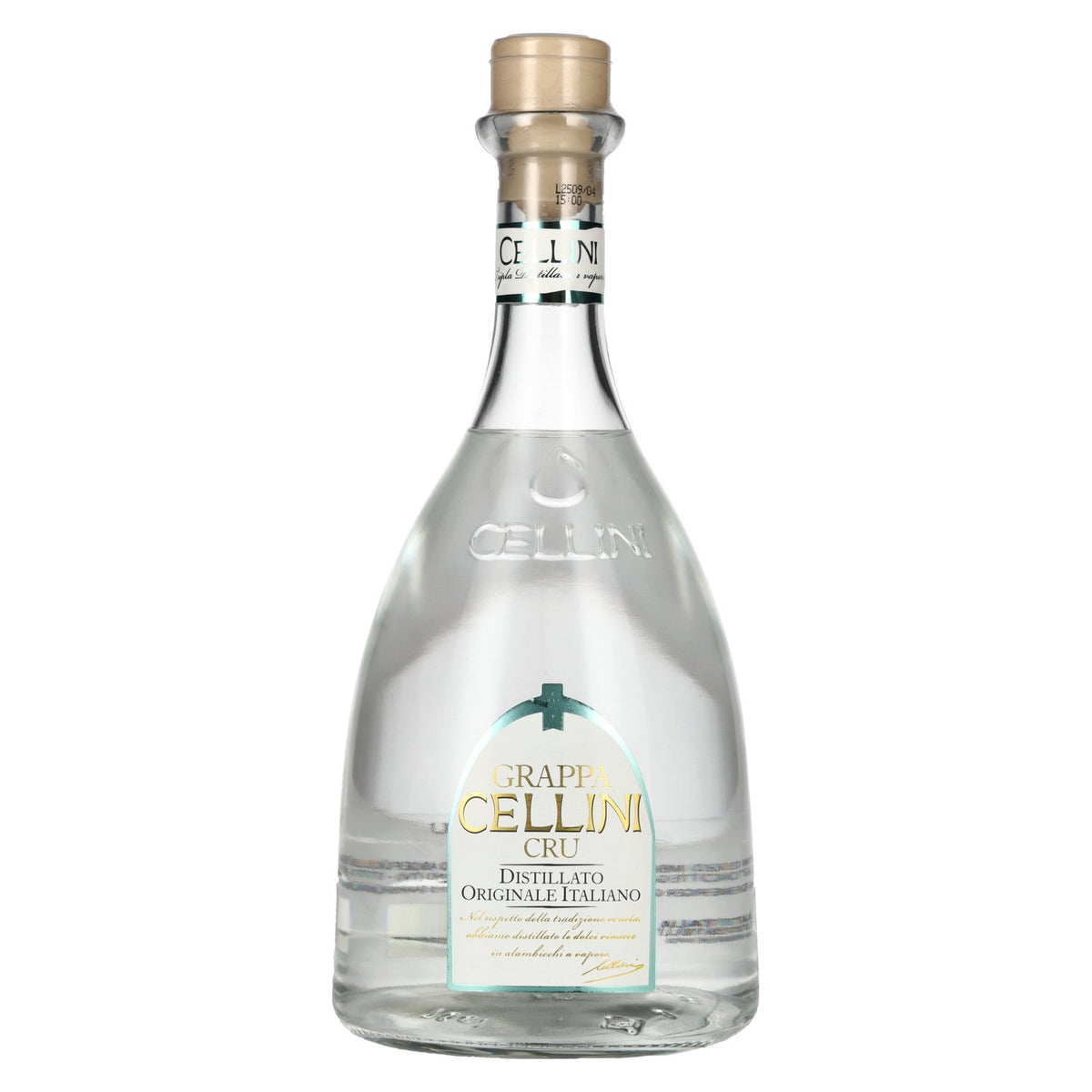 Cellini Grappa Cru Bianca 38% Vol. 0,7l