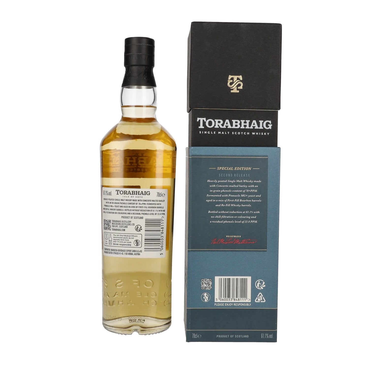 Torabhaig ALLT GLEANN The Legacy Series BATCH STRENGTH Single Malt 61,1% Vol. 0,7l in geschenkverpakking