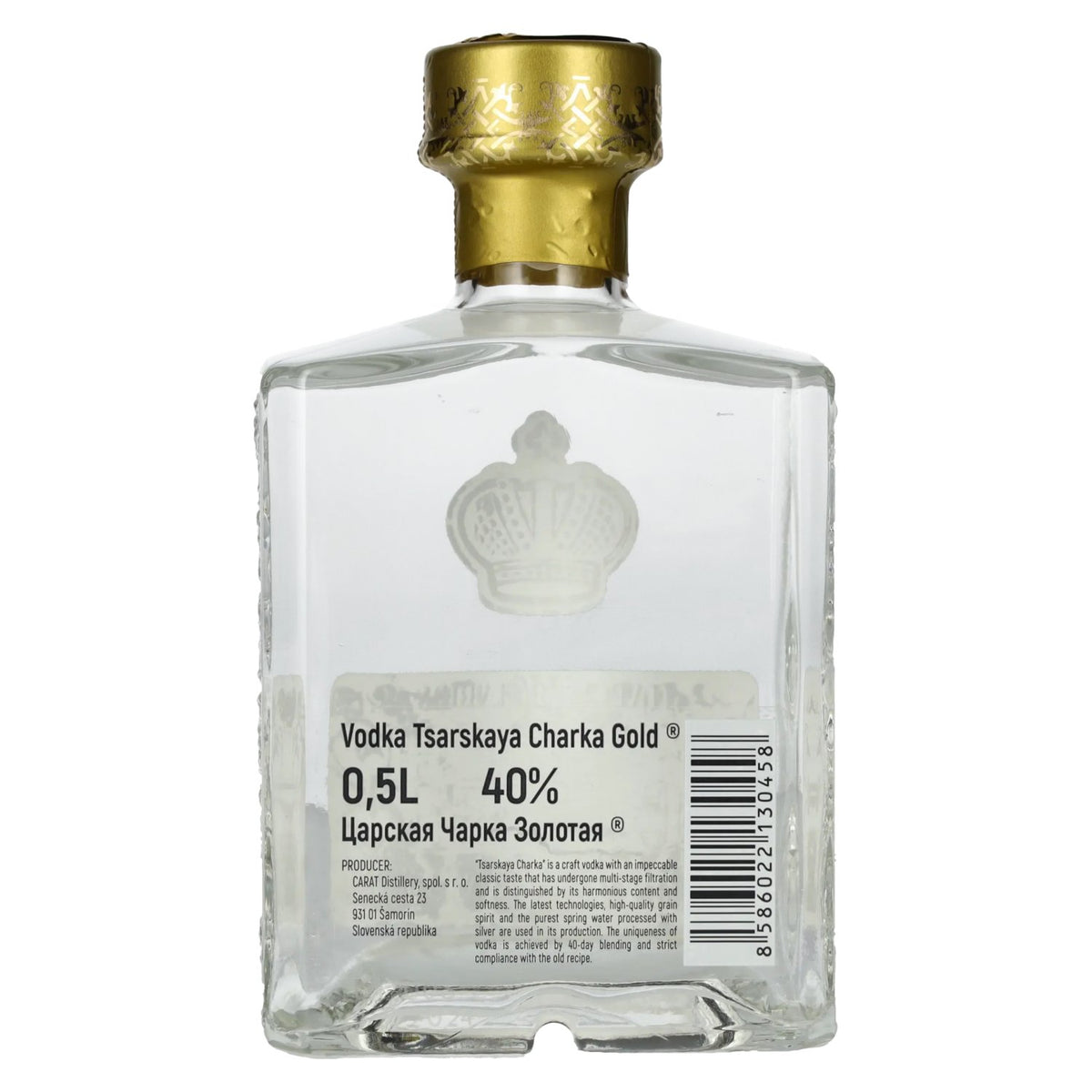Tsarskaya Charka Vodka GOLD 40 % vol. 0,5 l