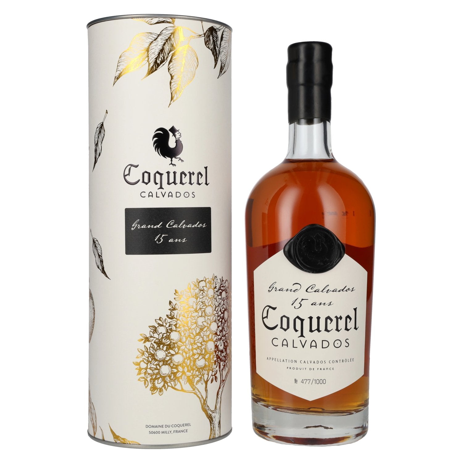 Coquerel Grand Calvados 15 Ans 42% Vol. 0,7l in Geschenkbox