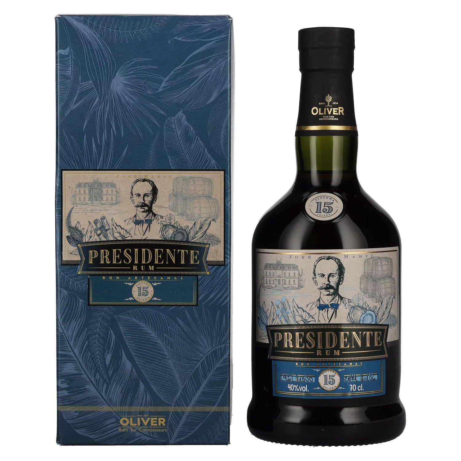 Presidente 15 Sistema Solera Rum 40% Vol. 0,7l in gift box