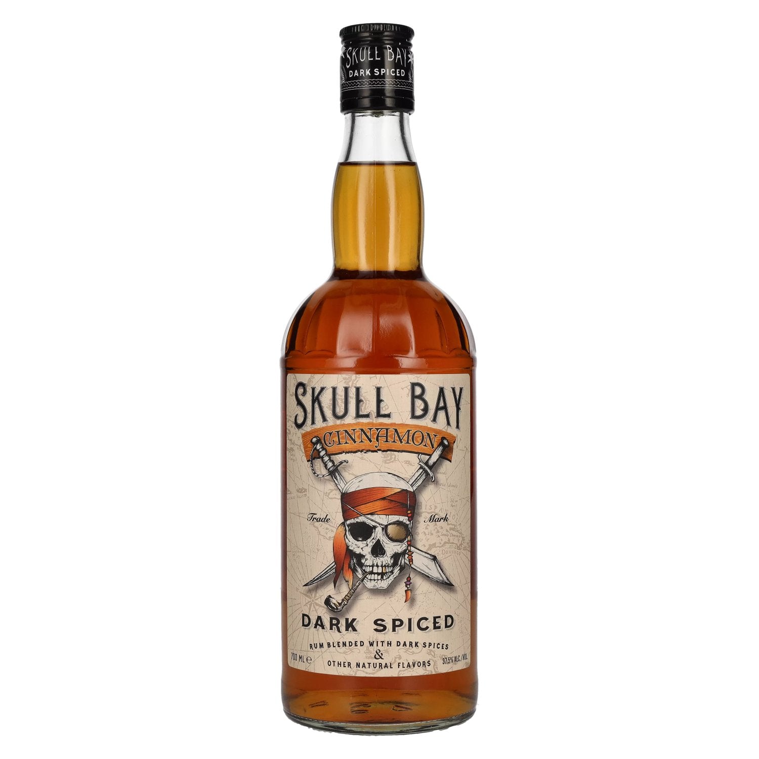 Skull Bay CINNAMON Donker Gekruid 37,5% Vol. 0,7l