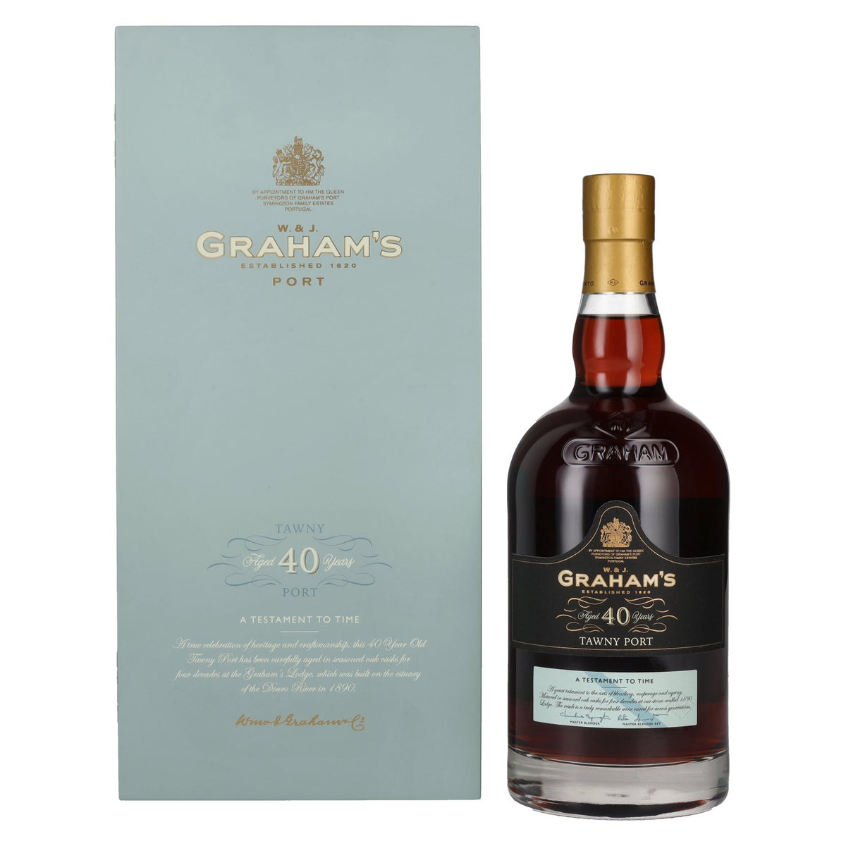 W. &amp; J. Graham's Tawny Port 40 Years Old 20% vol. 0,75 l in geschenkverpakking