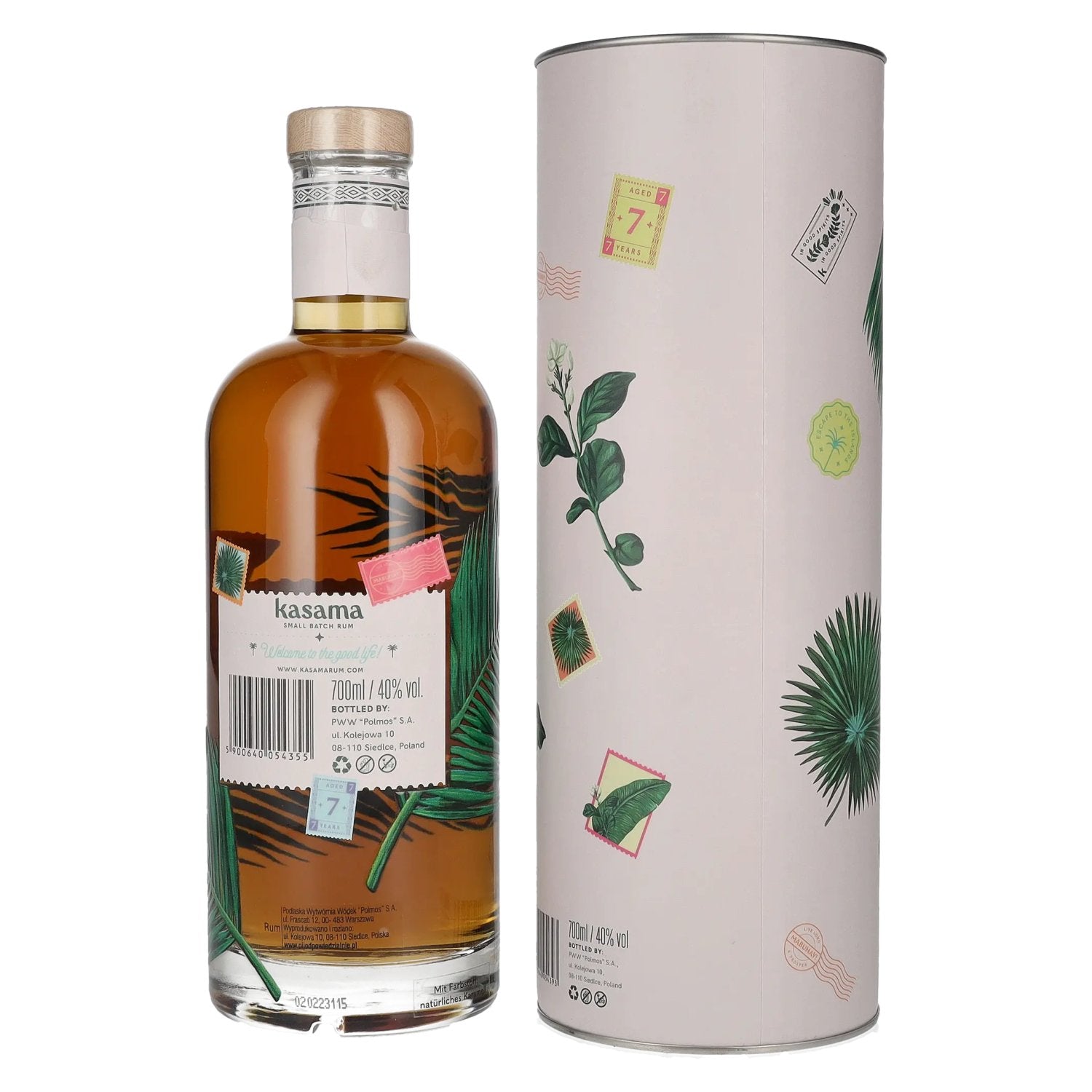 Kasama 7 Years Old Small Batch Rum 40% Vol. 0,7l en boîte cadeau