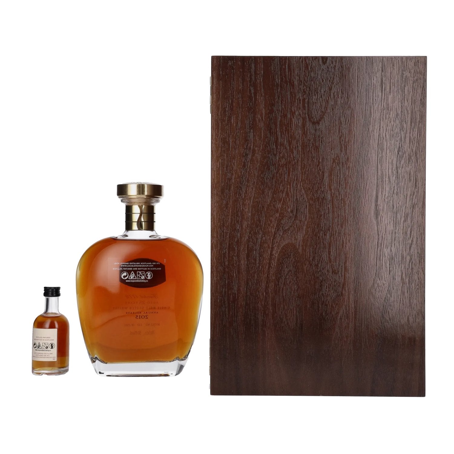 Littlemill Annual 2015 Release 25 Years Old Privat Cellar Edition 50,4% Vol. 0,7l en caisse bois + miniature 0,05l