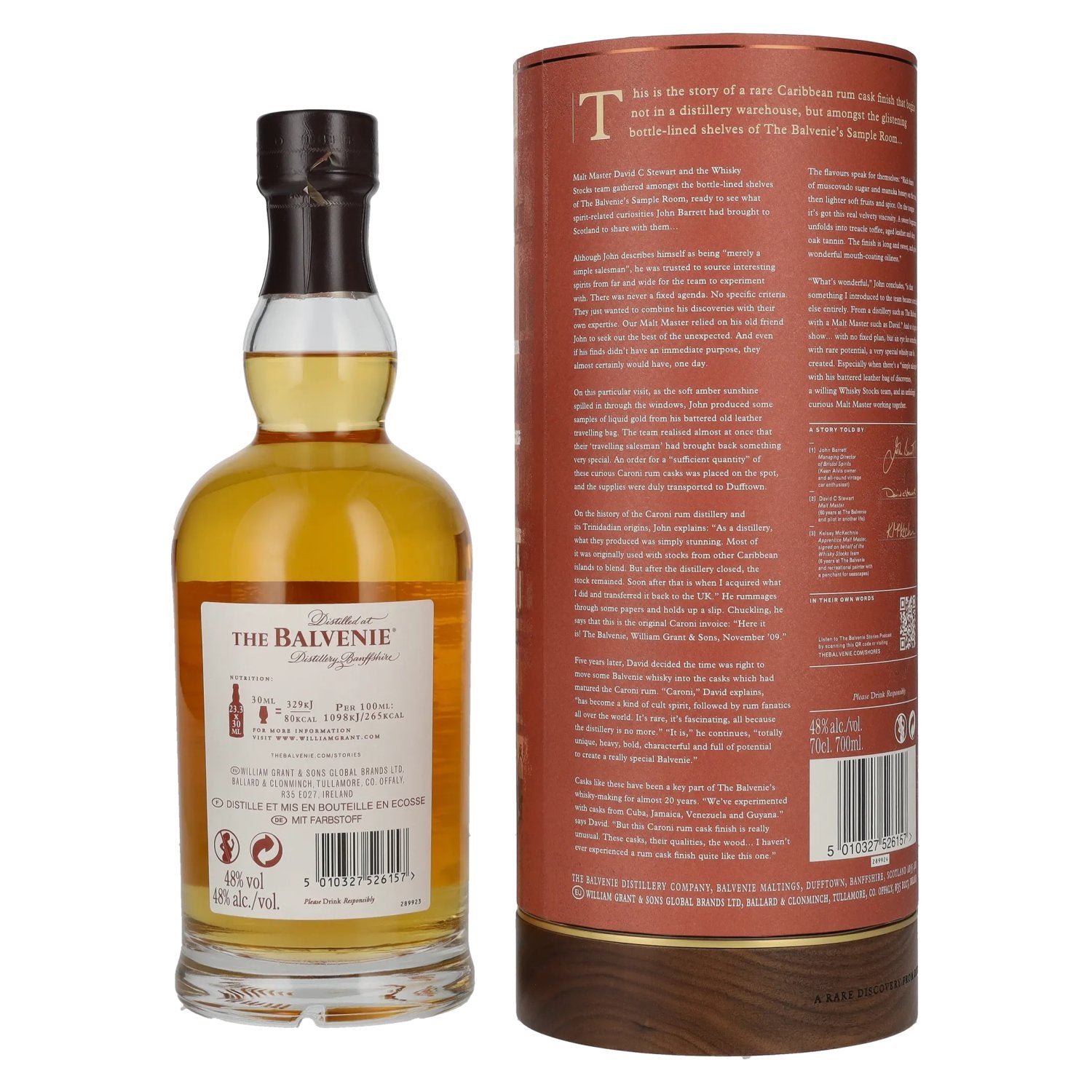 The Balvenie STORIES 27 Years Old Een zeldzame ontdekking van verre kusten 48% Vol. 0,7l in geschenkverpakking