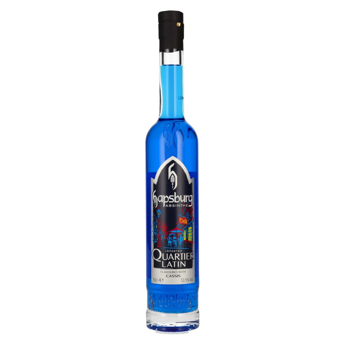 Hapsburg Absinthe QUARTIER LATIN aromatisée au cassis 53,5 % vol. 0,5 l