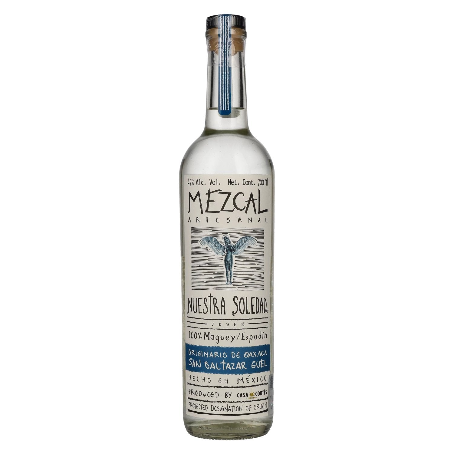 Nuestra Soledad Mezcal Joven SAN BALTAZAR GUELAVILA 47% vol. 0,7l