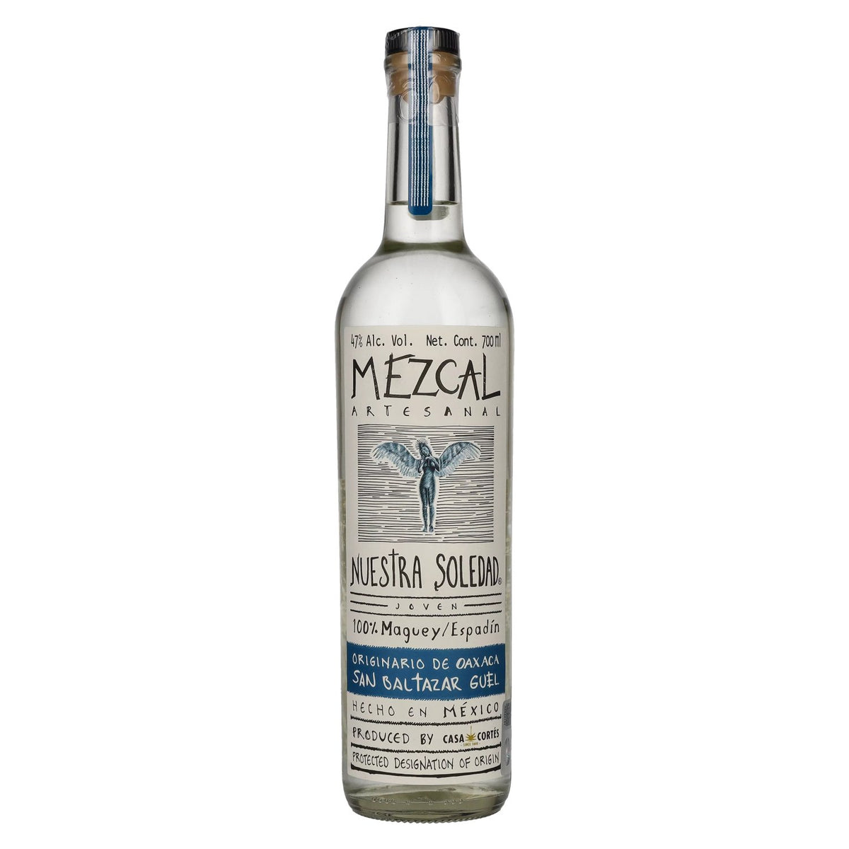 Nuestra Soledad Mezcal Joven SAN BALTAZAR GUELAVILA 47 % vol. 0,7 l