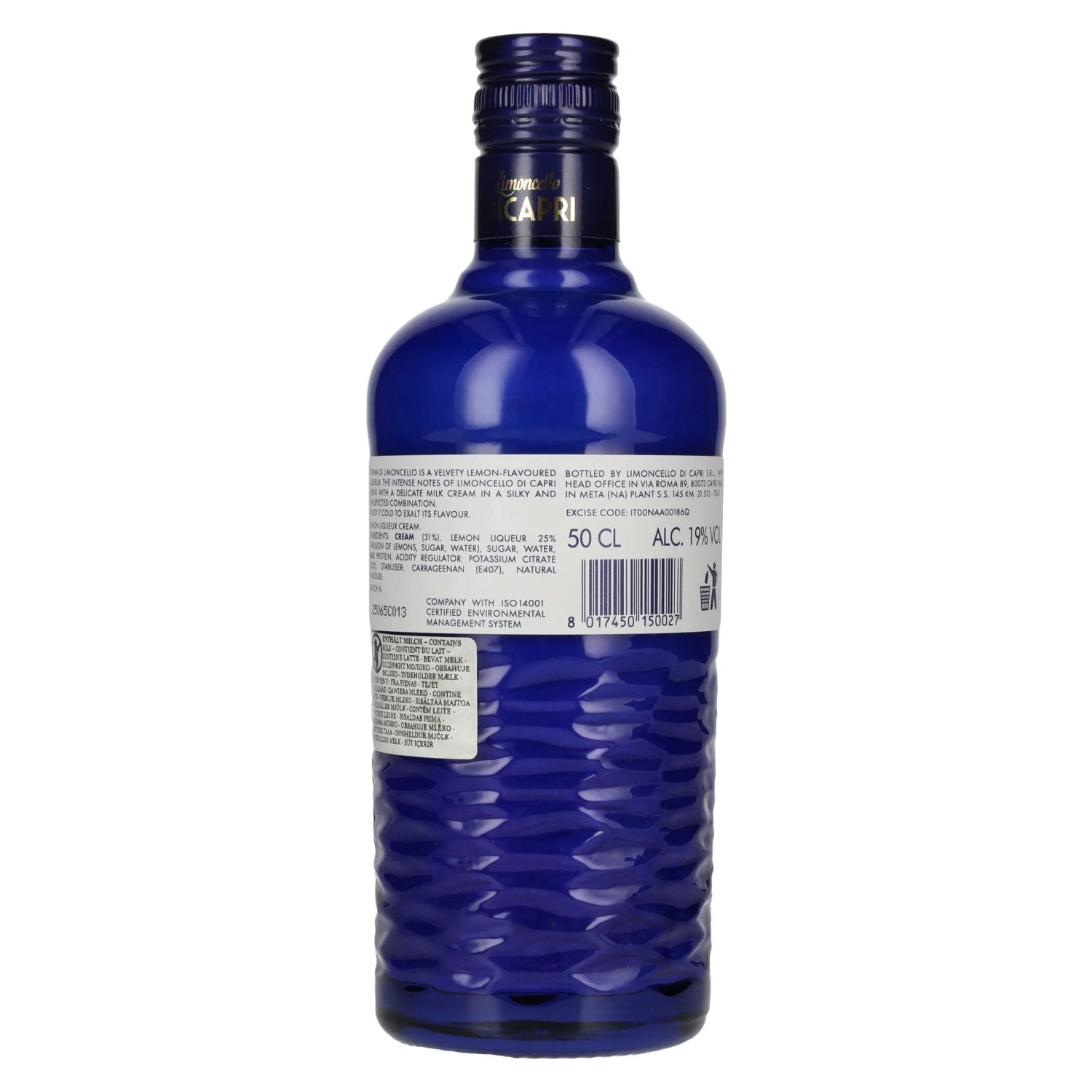 Limoncello DICAPRI CREMA AL LIMONCELLO 19% vol. 0,5l