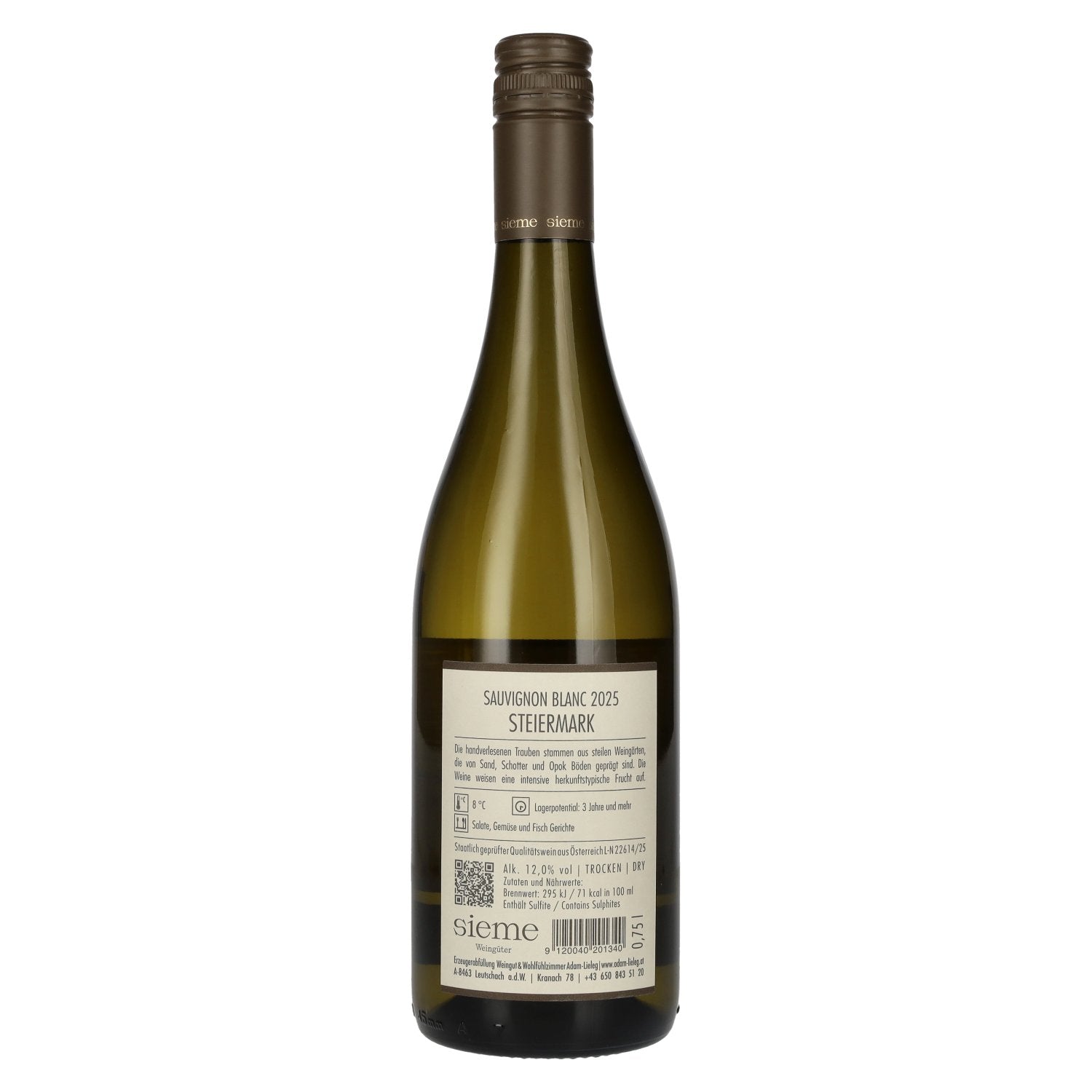 Adam-Lieleg Sauvignon Blanc Stiermarken 2025 12% Vol. 0,75l