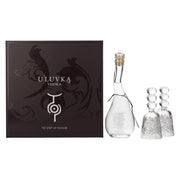 U'Luvka Vodka 40% vol. 0,1 l in een geschenkverpakking met 2 glazen